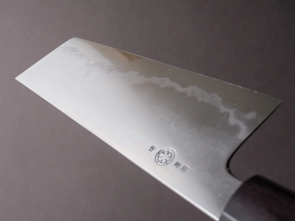 Takada no Hamono - Blue #1 - Suiboku - 180mm Nakiri - Rosewood Handle - Image 12