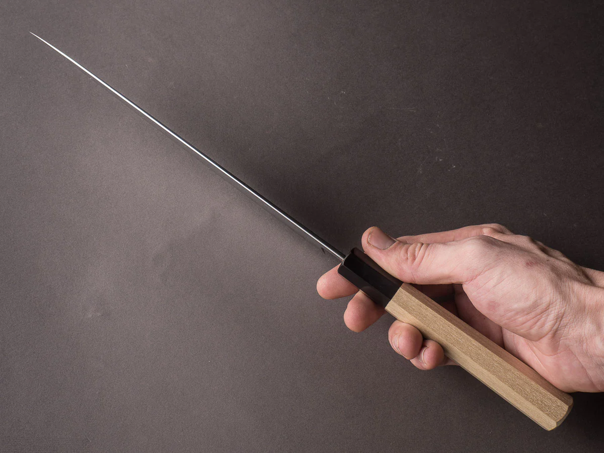 Takada no Hamono - White #1 - Suiboku - 240mm Gyuto - Ho Wood Handle - Image 2