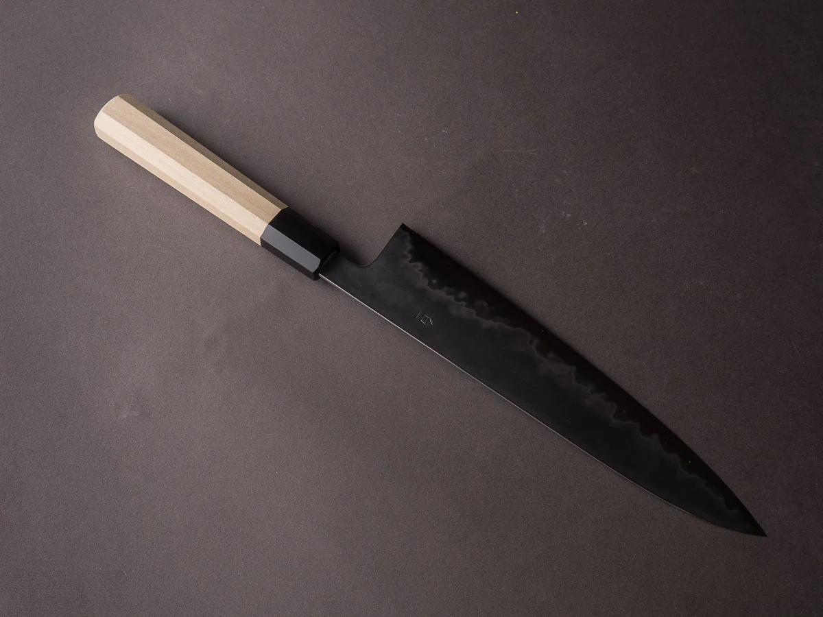 Takada no Hamono - White #1 - Suiboku - 240mm Gyuto - Ho Wood Handle - Image 5