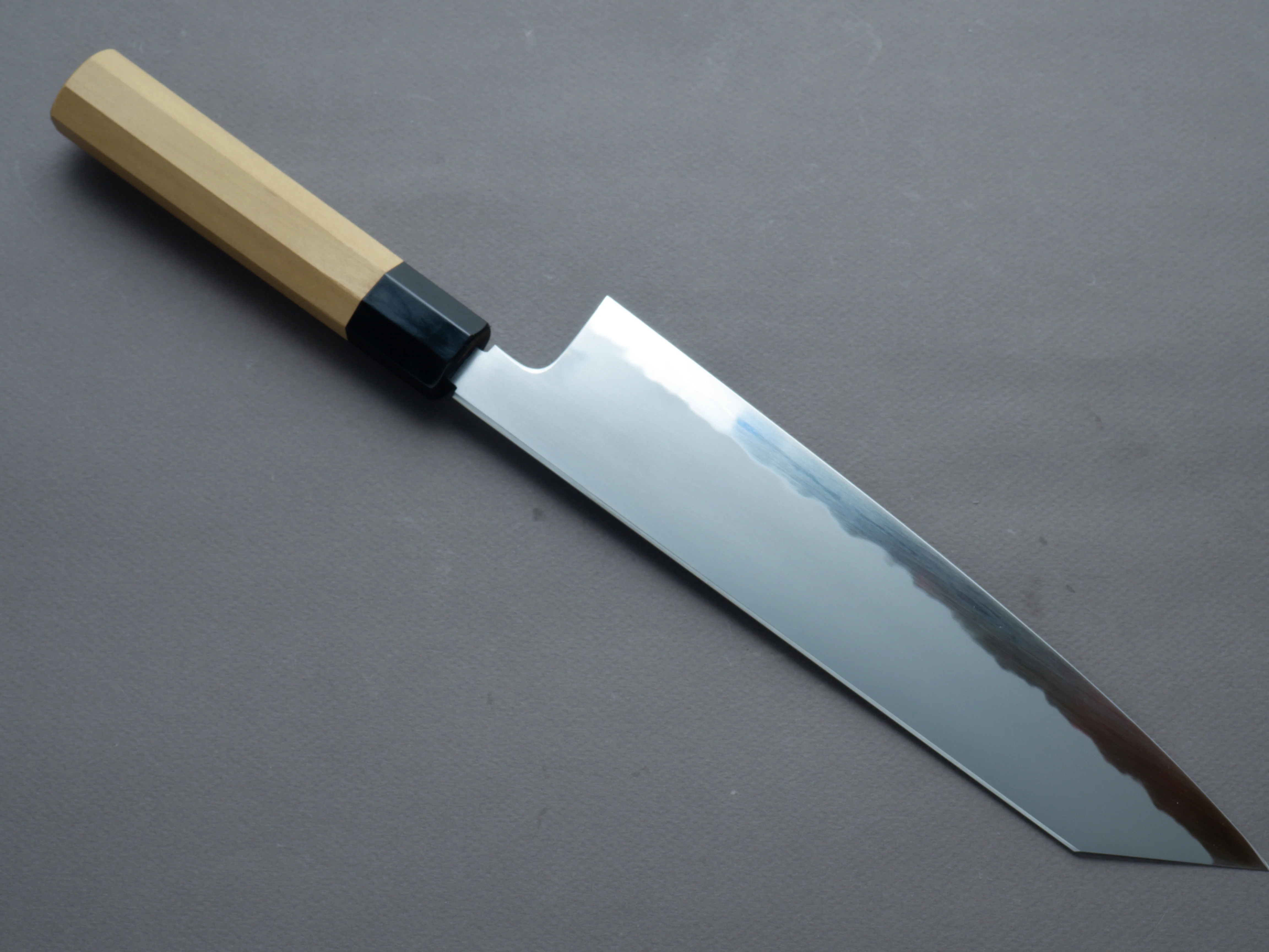 Tetsujin - Kasumi - Blue #2 - 240mm Kiritsuke Gyuto - Ho Wood Handle - Image 2