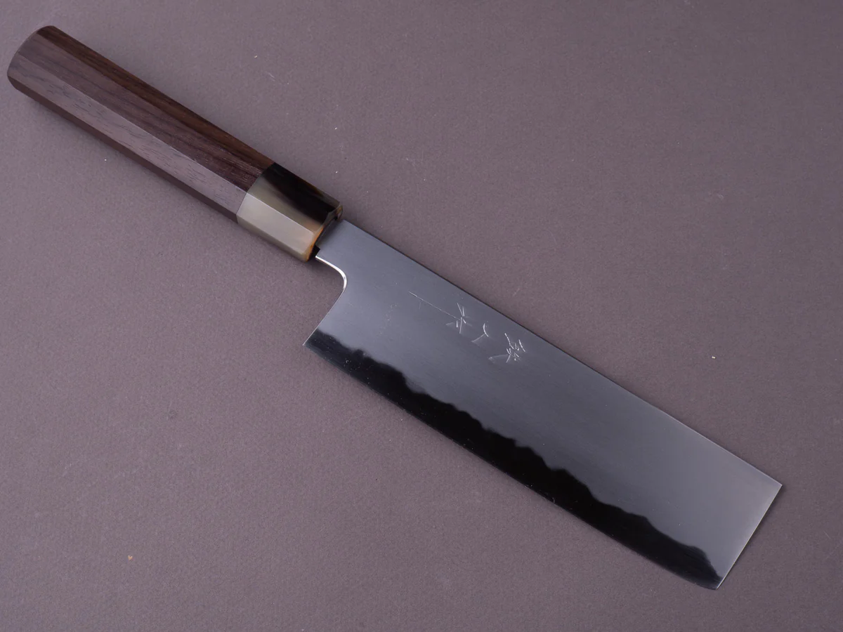 Tetsujin - Kasumi - Blue #2 - 180mm Nakiri - Taihei Rosewood Handle
