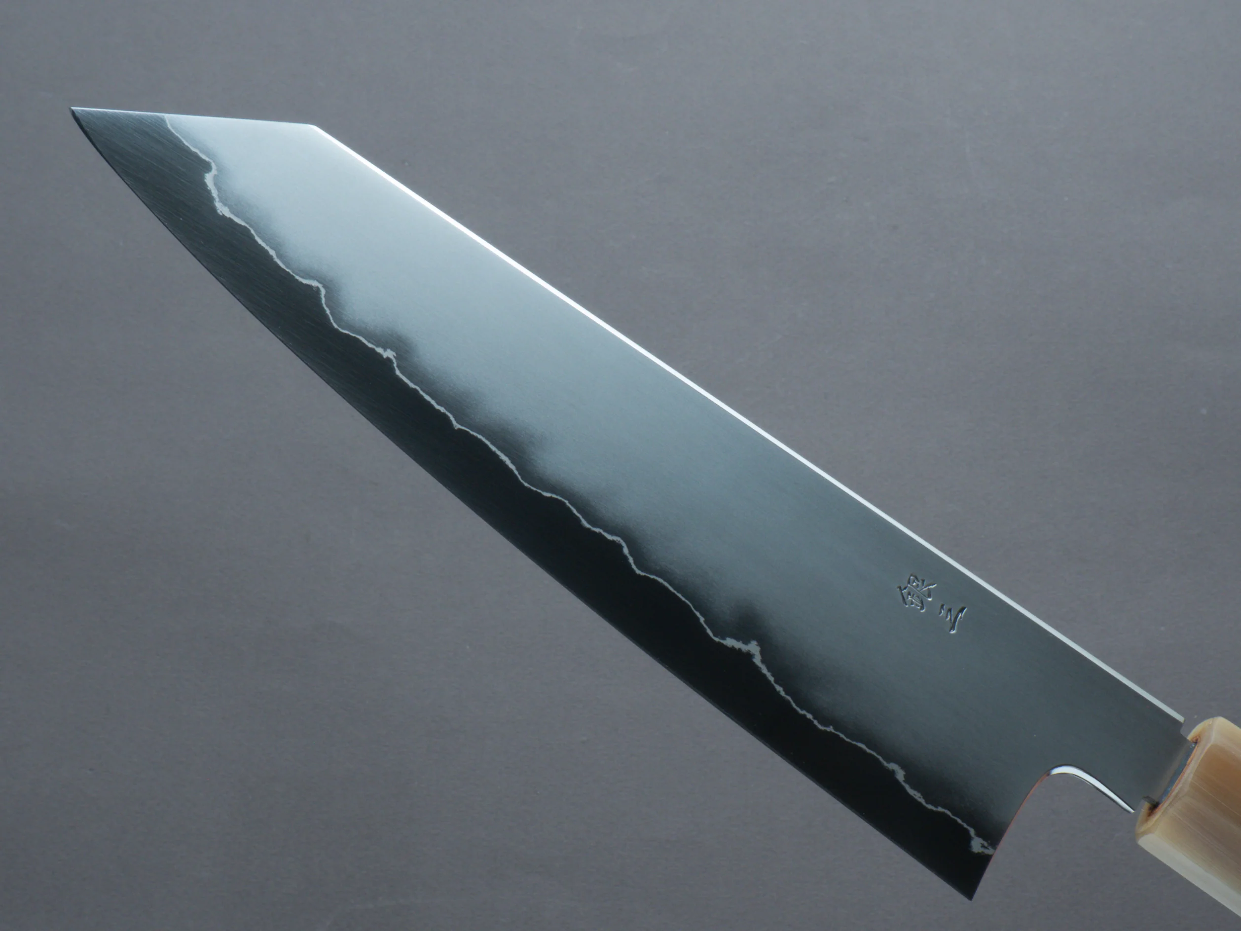 Tetsujin - Silver #3 - Kasumi - Kiritsuke Gyuto - 210mm - Yakusugi Cedar Handle - Image 3
