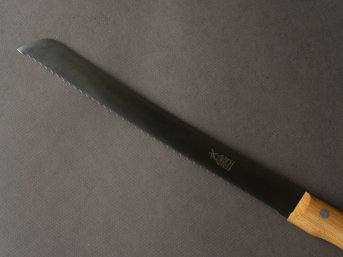 Windmühlenmesser - Bread Saw - Stainless - 250mm - Copper & Beechwood Handle - Image 3