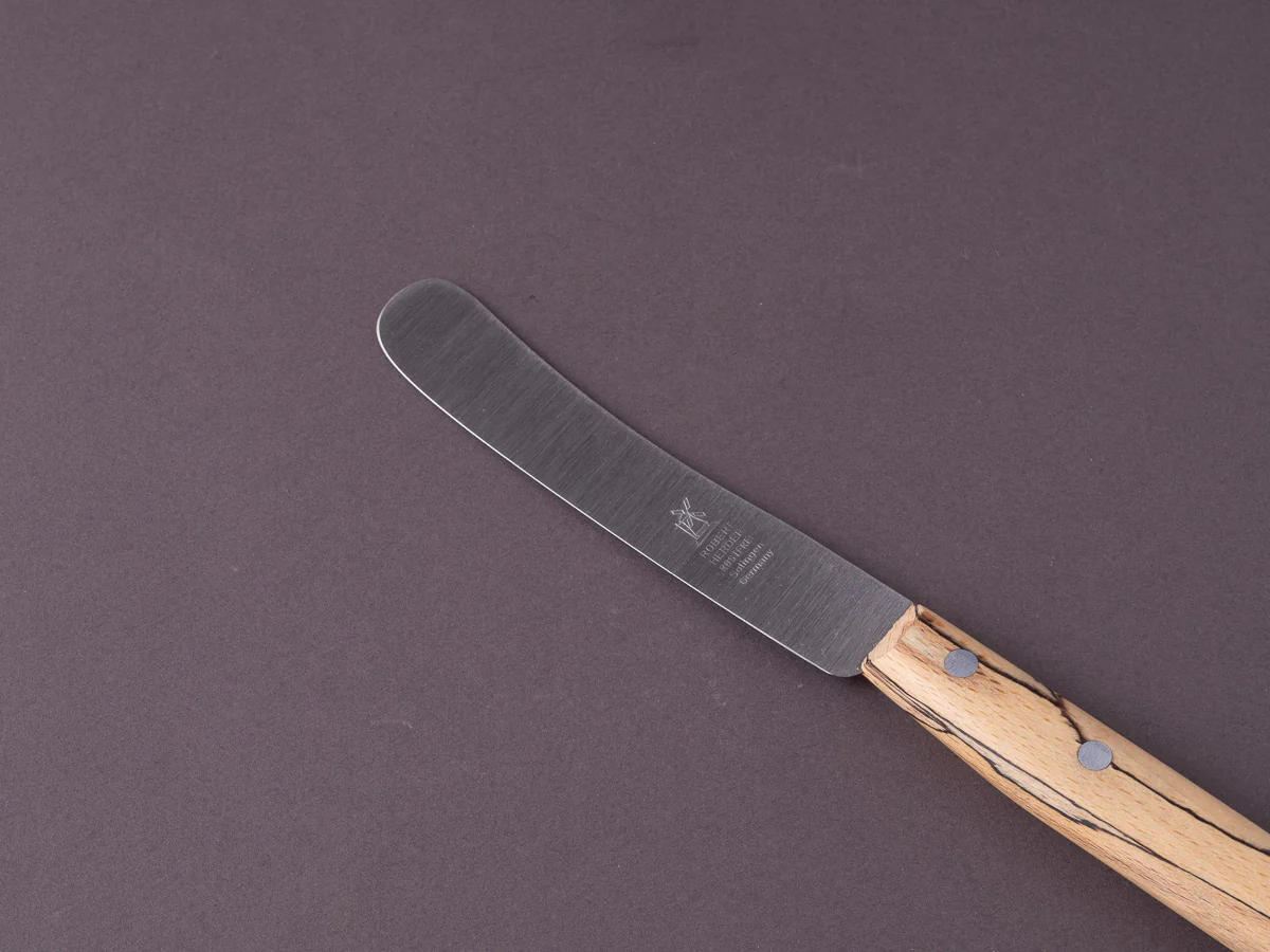 Windmühlenmesser - Buckel - Stainless - 115mm Table Utility Knife - Ice Beech Handle - Image 3