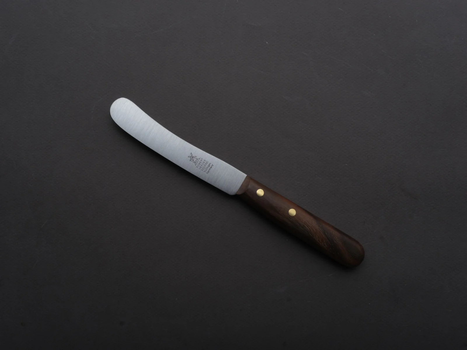 Windmühlenmesser - Buckel (Table/Utility Knife) - Stainless - 115mm - Walnut Handle