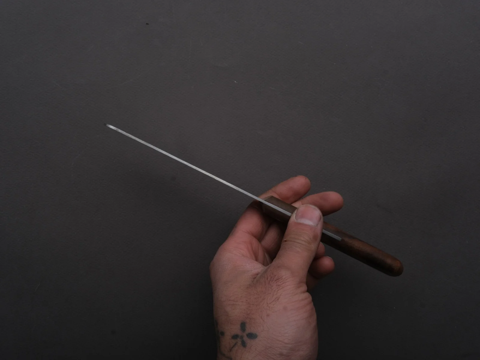 Windmühlenmesser - Buckel (Table/Utility Knife) - Stainless - 115mm - Walnut Handle - Image 5